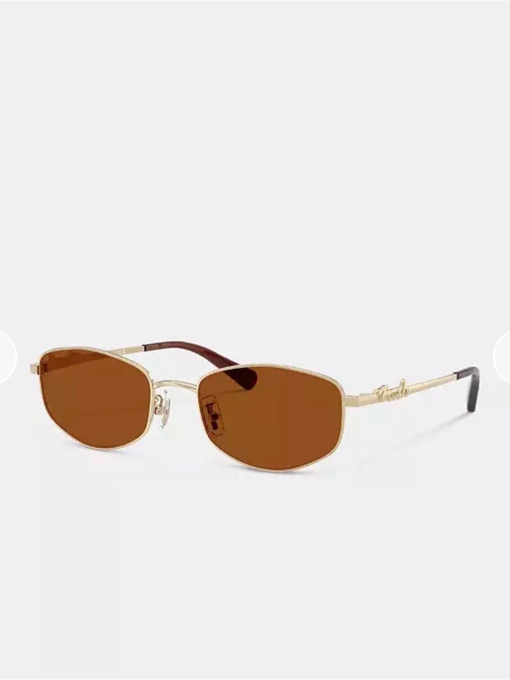 Coach Shiny Light Gold Sunglasses